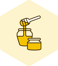 Velikost medů od 20–950 g